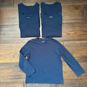 Old Navy Classic Navy Long Sleeve Tee for Kids (4)